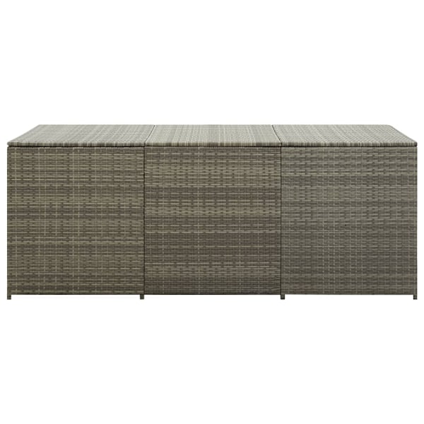 vidaXL Dynbox konstrotting 180x90x70 cm grå grå