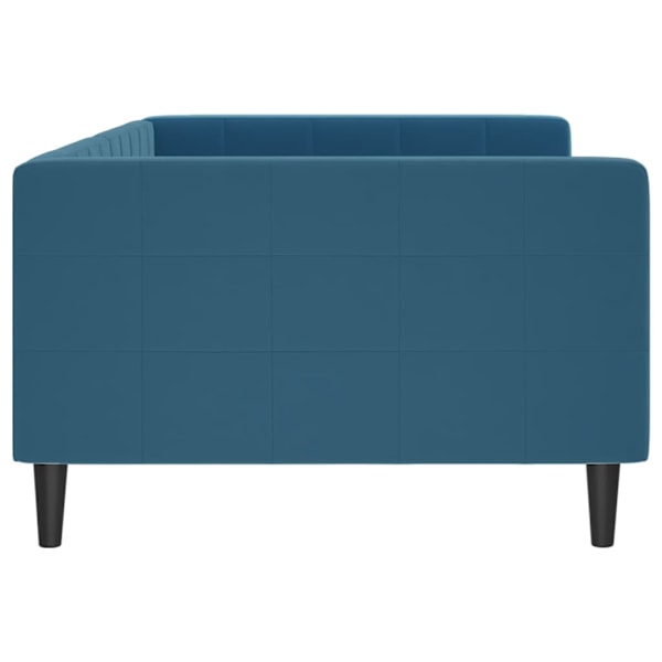 vidaXL Dagbädd blå 100x200 cm sammet Blå