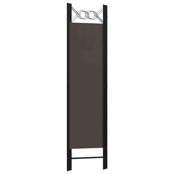 vidaXL Rumsavdelare 3 paneler brun 120x180 cm Brun
