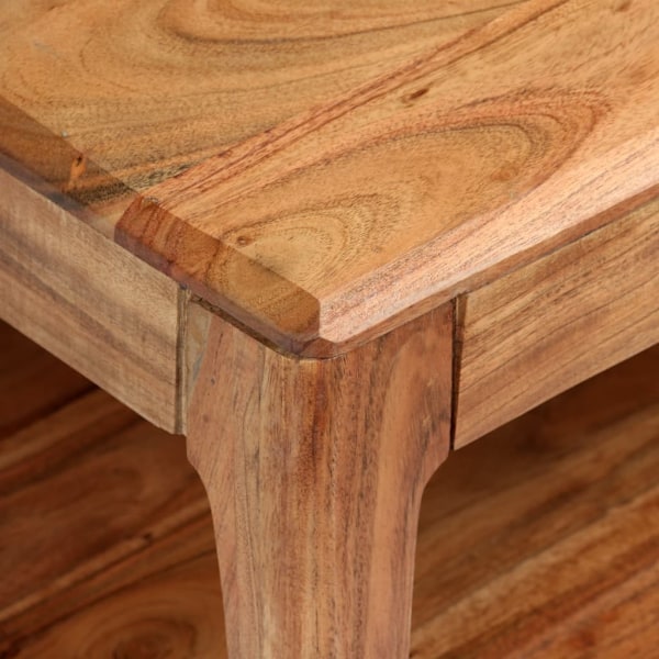 vidaXL Soffbord massivt trä 88x50x38 cm Brun