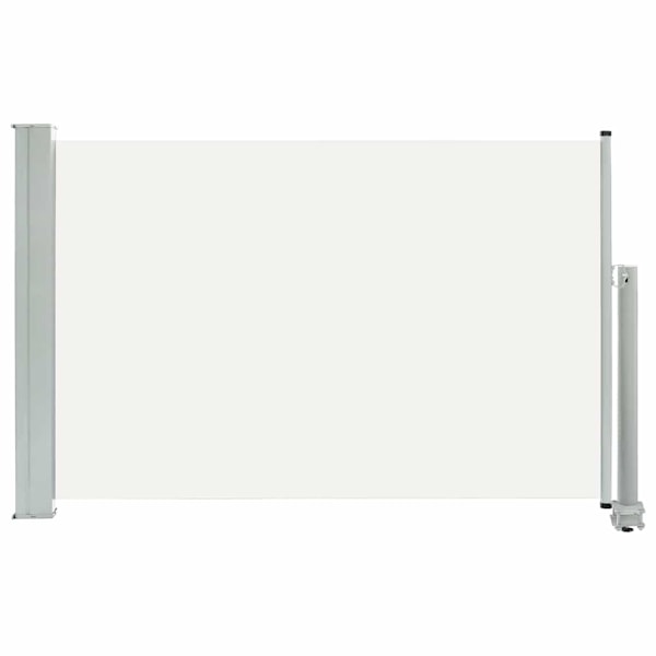 vidaXL Infällbar sidomarkis 60x300 cm gräddvit Creme