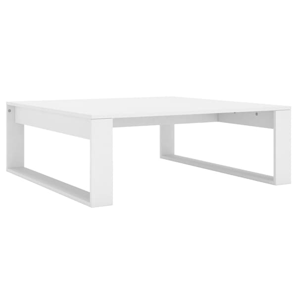 vidaXL Soffbord vit 100x100x35 cm konstruerat trä Vit