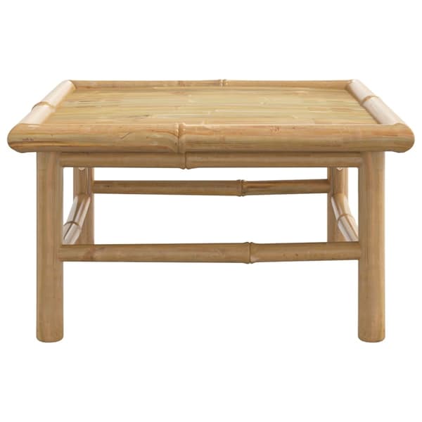 vidaXL Trädgårdsbord 65x55x30 cm bambu Brun