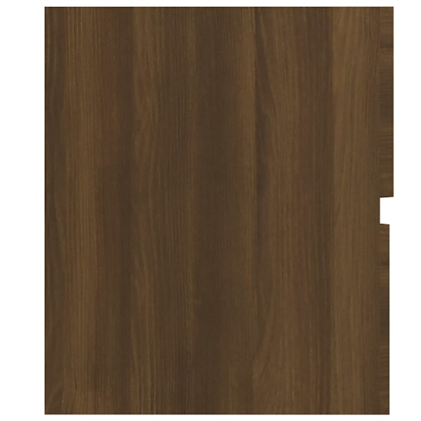 vidaXL Handfatsskåp brun ek 80x38,5x45 cm konstruerat trä Brun
