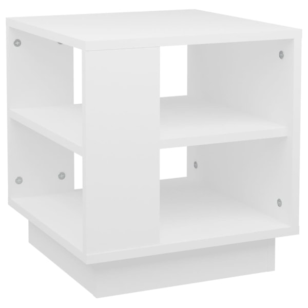 vidaXL Soffbord vit 40x40x43 cm konstruerat trä Vit