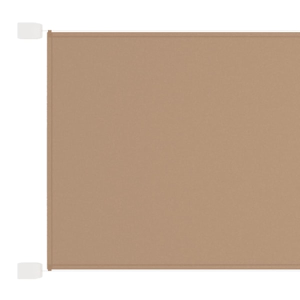 vidaXL Markis vertikal taupe 60x1000 cm oxfordtyg Taupe