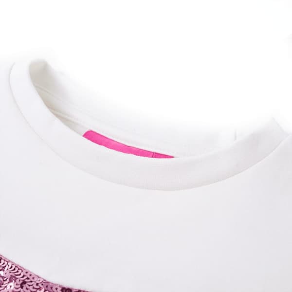 vidaXL Tröja för barn hallonrosa 128 Rosa
