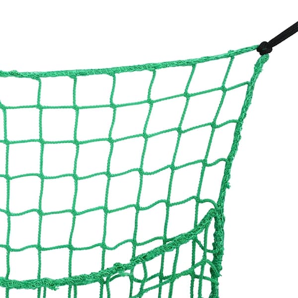 vidaXL Hönät kvadratisk 0,9x1m PP 2 st Grön