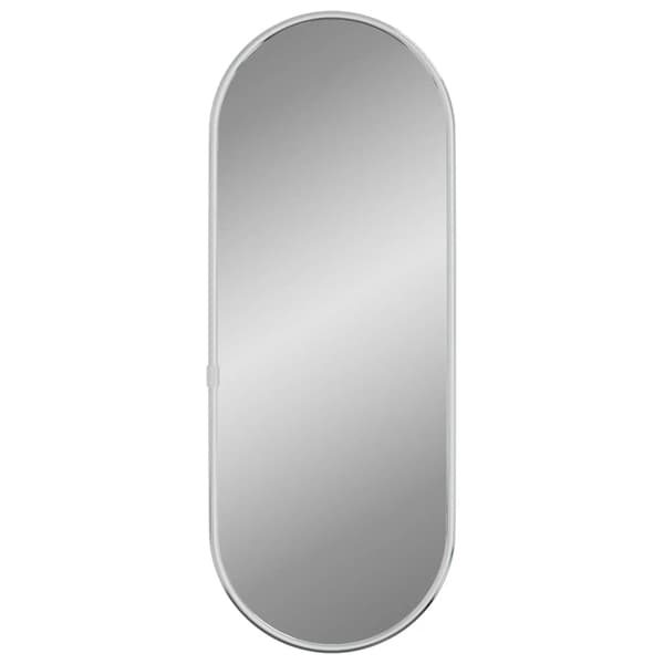vidaXL Väggspegel silver 40x15 cm oval Silver