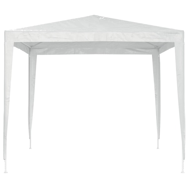 vidaXL Partytält 2,5x2,5 m vit Vit
