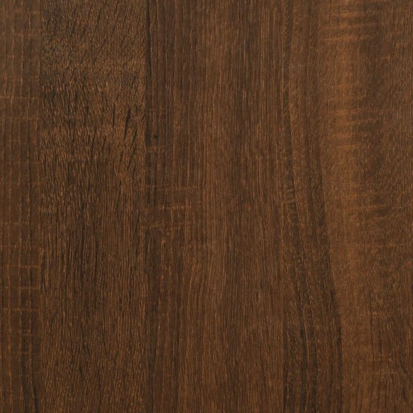 vidaXL Byrå brun ek 60x35x70 cm konstruerat trä Brun
