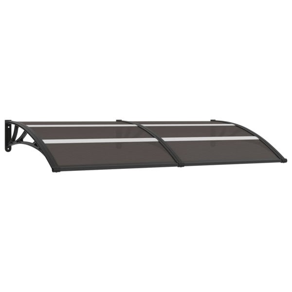 vidaXL Entrétak svart 200x75 cm PC Svart