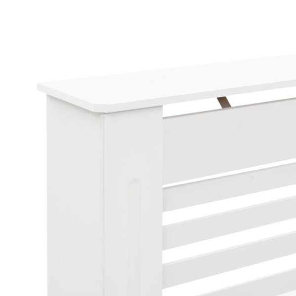 vidaXL Elementskydd 2 st vit 112x19x81,5 cm MDF Vit