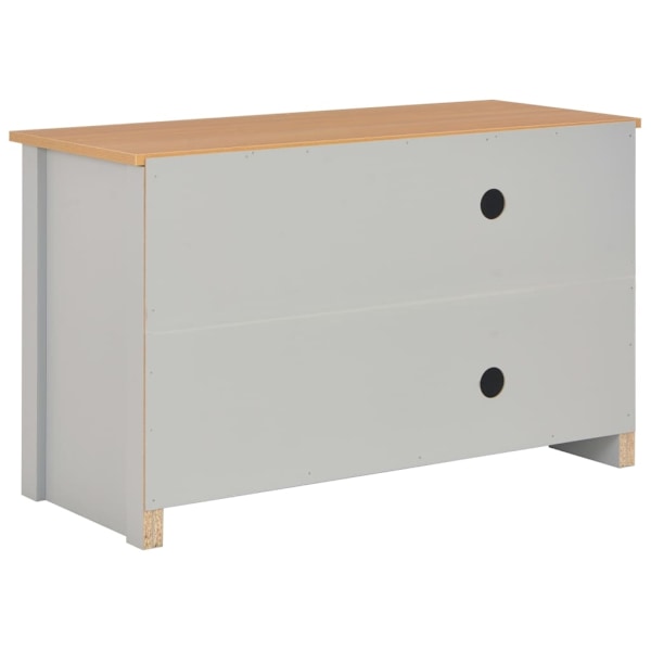 vidaXL TV-bänk grå 95x39x58 cm grå