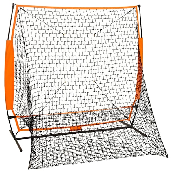 vidaXL Multisport baseball träningsnät svart 174x76x158,5 cm