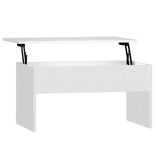 vidaXL Soffbord vit 80x50,5x41,5 cm konstruerat trä Vit
