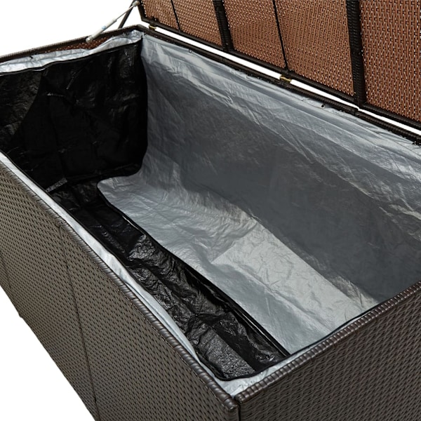 vidaXL Dynbox konstrotting 180x90x70 cm brun Brun