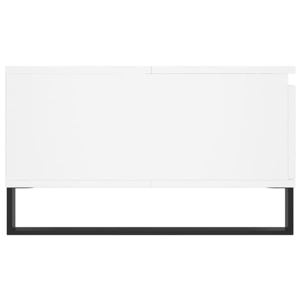 vidaXL Soffbord vit 90x60x35 cm konstruerat trä Vit