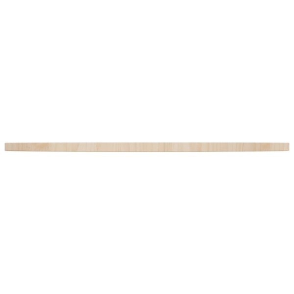 vidaXL Bordsskiva Ø90x2,5 cm massiv furu Brun