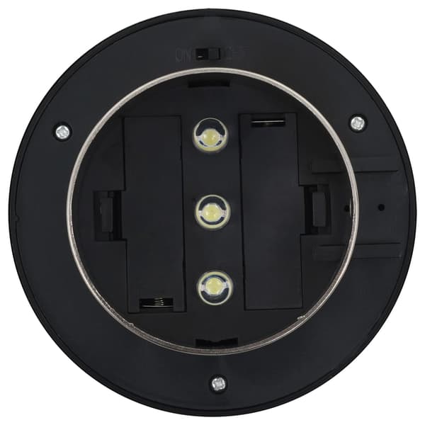 vidaXL Sollampa LED set 6 st rund 12 cm vit Silver