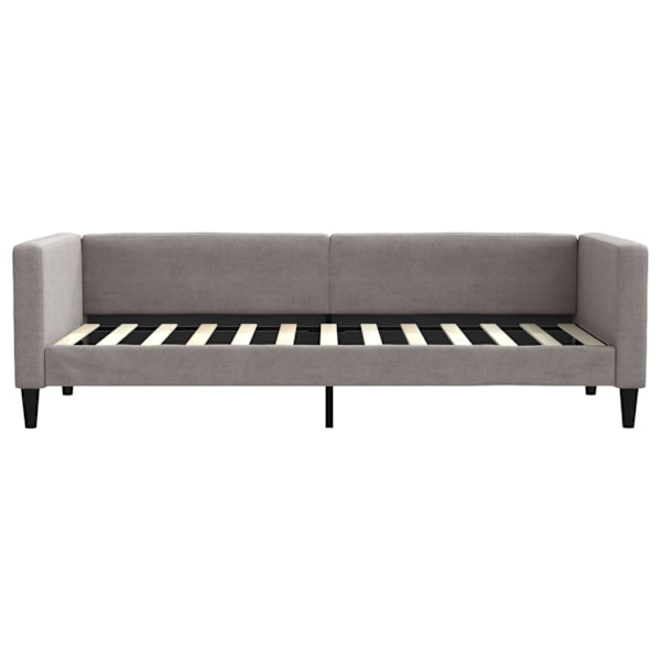 vidaXL Dagbädd utdragbar taupe 80x200 cm tyg Taupe