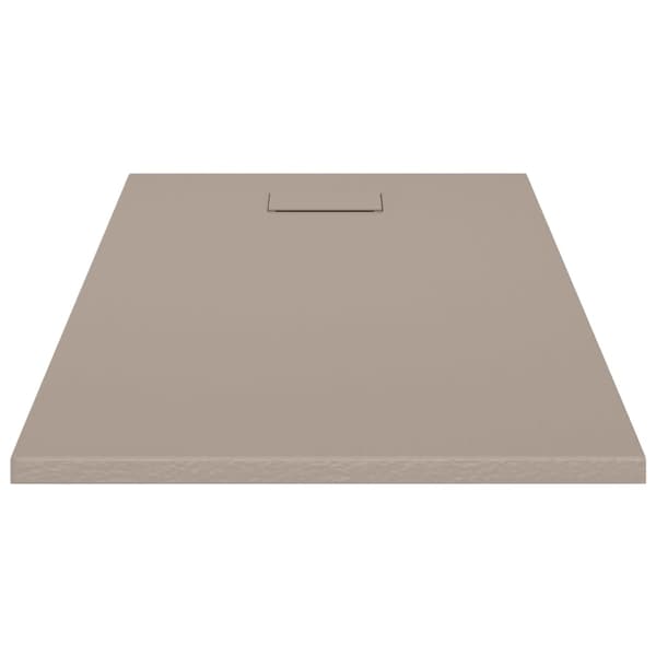vidaXL Duschkar SMC brun 120x70 cm Brun