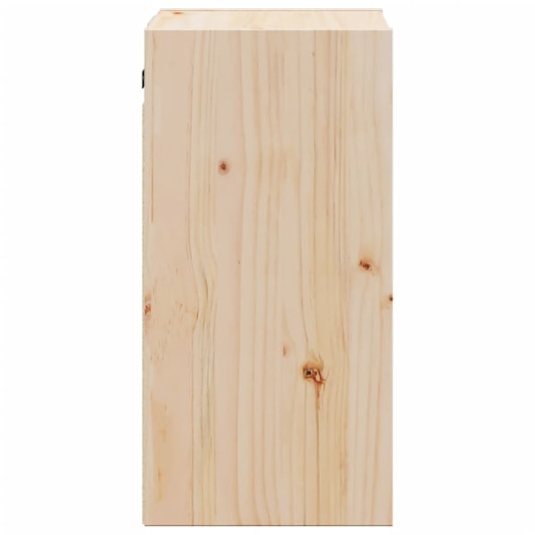 vidaXL Väggskåp 30x30x60 cm massiv furu Brun