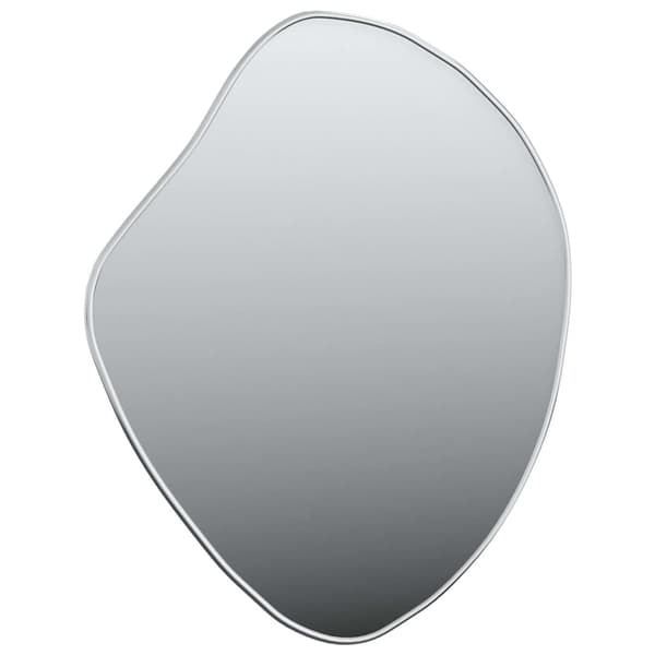 vidaXL Väggspegel silver 50x40 cm Silver