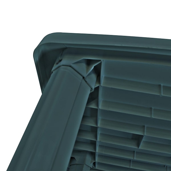 vidaXL Trädgårdsbord grön 101x68x72 cm plast Grön