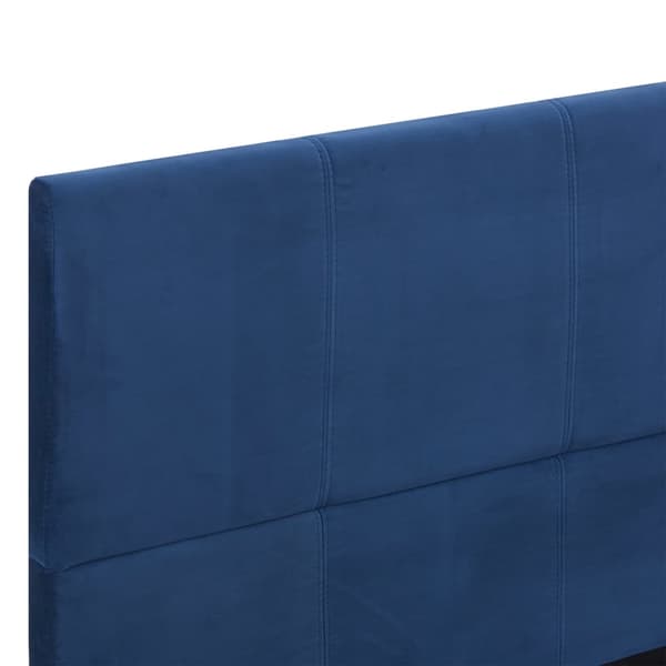 vidaXL Sängram blå tyg 160x200 cm Blå
