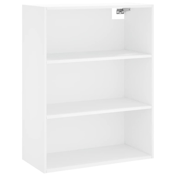 vidaXL Högskåp vit 69,5x34x180 cm konstruerat trä Vit