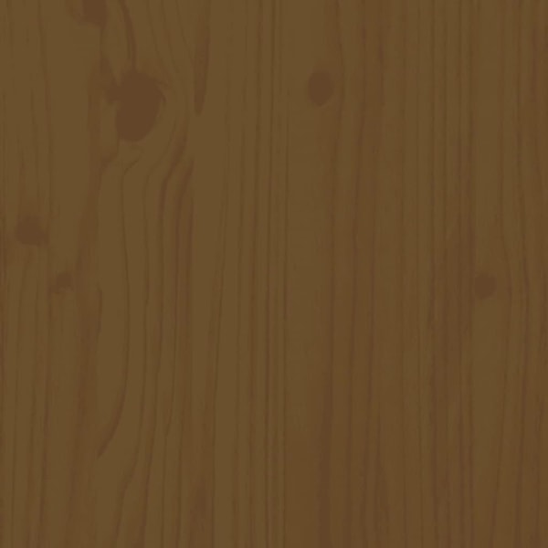 vidaXL Loungegrupp med dynor 8 delar honungsbrun massiv furu Brun