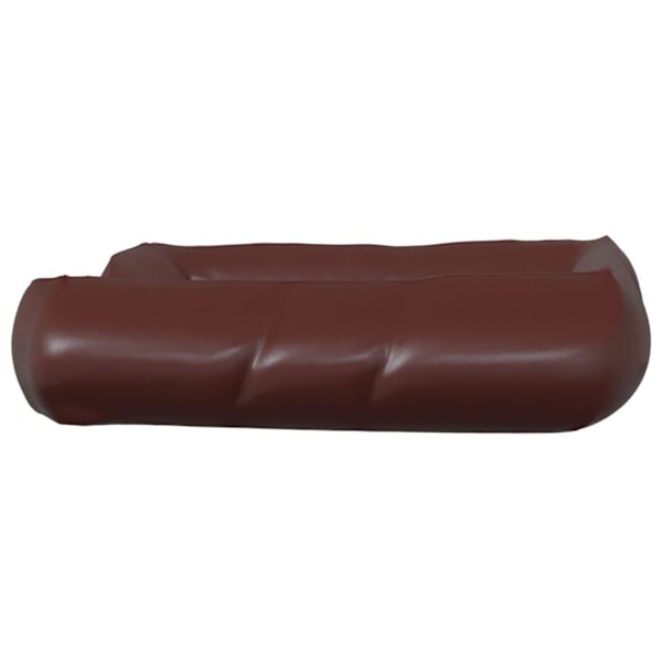 vidaXL Hundbädd brun 105x80x25 cm konstläder Brun