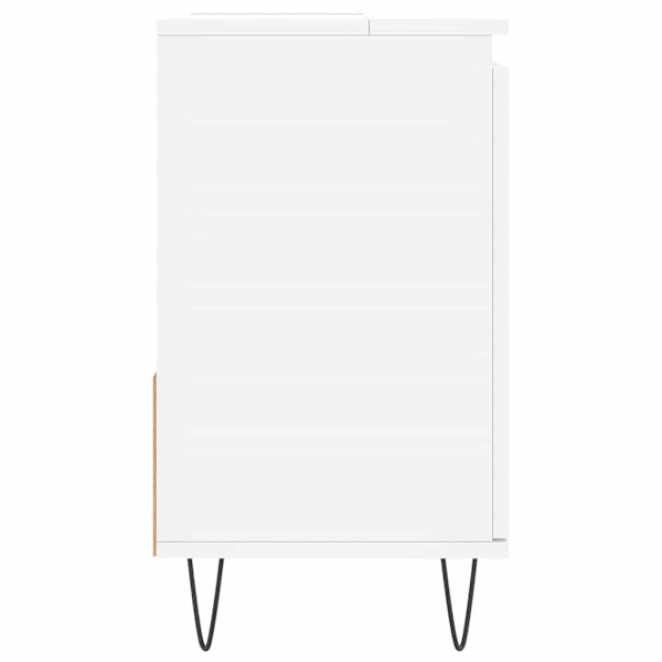 vidaXL Badrumsskåp vit 65x33x60 cm konstruerat trä Vit