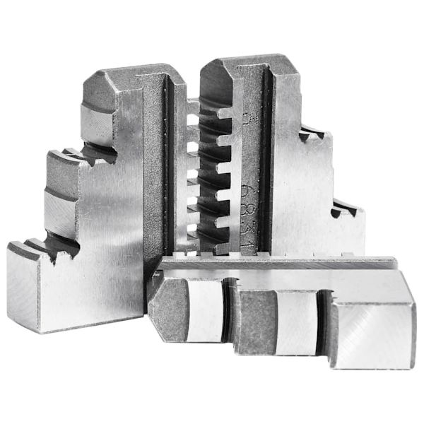 vidaXL 3-backs självjusterande svarvchuck 160 mm stål