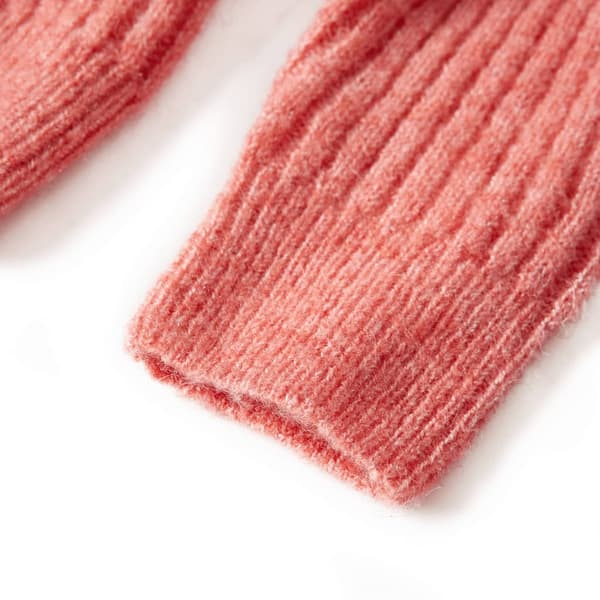vidaXL Stickad tröja för barn rosa 104 Rosa