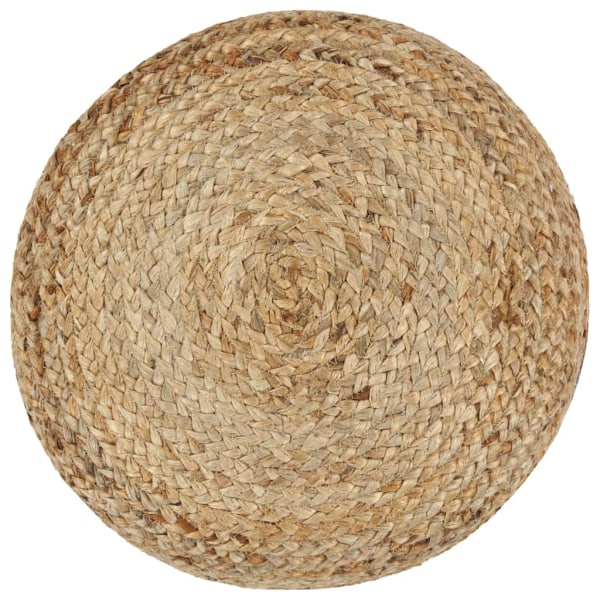 vidaXL Handgjord sittpuff olivgrön 40x45 cm jute Grön