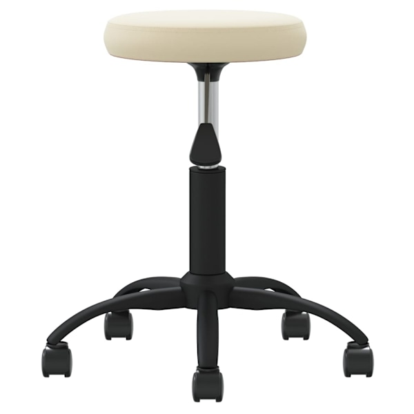 vidaXL Matstol gräddvit sammet Creme