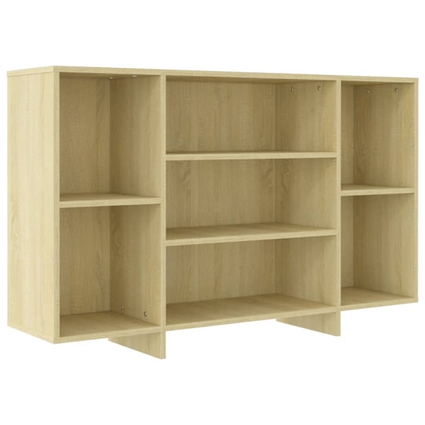 vidaXL Byrå sonoma-ek 120x30x75 cm konstruerat trä Beige