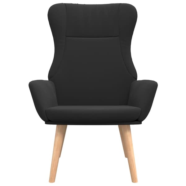 vidaXL Vilstol svart tyg art