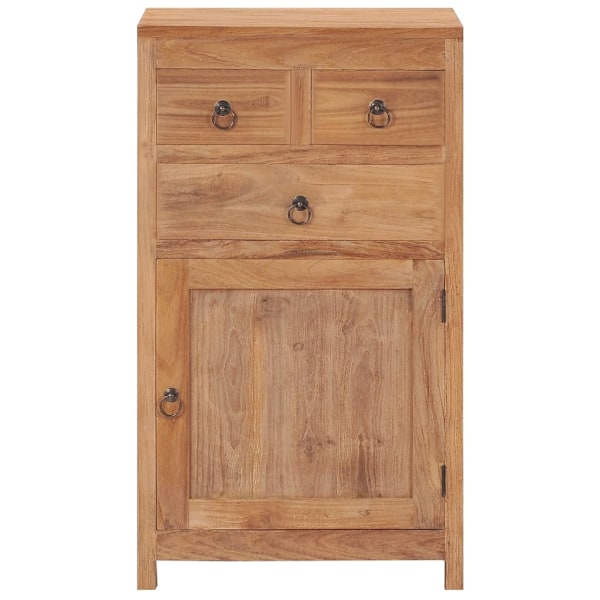 vidaXL Skänk 50x30x90 cm massiv teak Brun