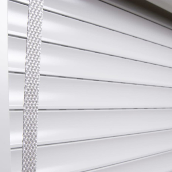 vidaXL Rulljalusi aluminium 100x120 cm vit Vit