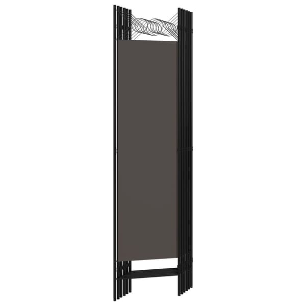 vidaXL Rumsavdelare 6 paneler antracit 240x180 cm Antracit