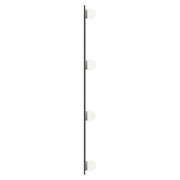 vidaXL Väggspegel med LED-belysning 50x60 cm glas rektangulär Silver
