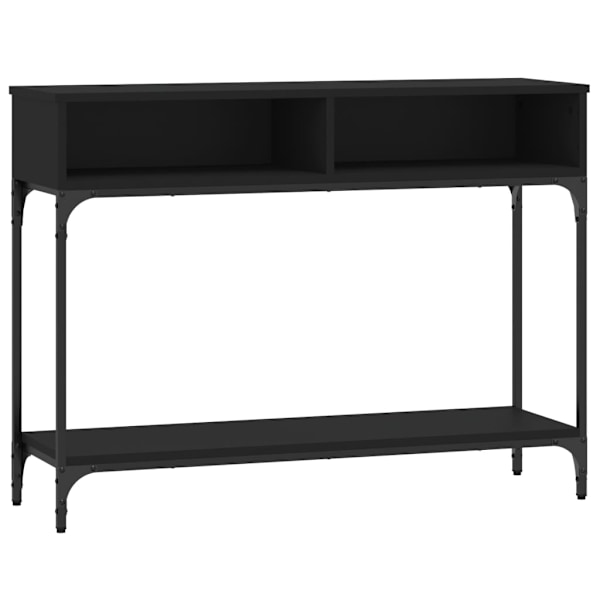 vidaXL Konsolbord svart 100x30,5x75 cm konstruerat trä Svart