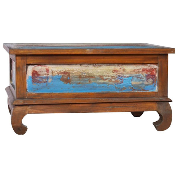 vidaXL Soffbord 80x50x40 cm återvunnen teak Brun