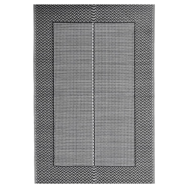 vidaXL Utomhusmatta ARAKIL svart 140x200 cm PP Svart