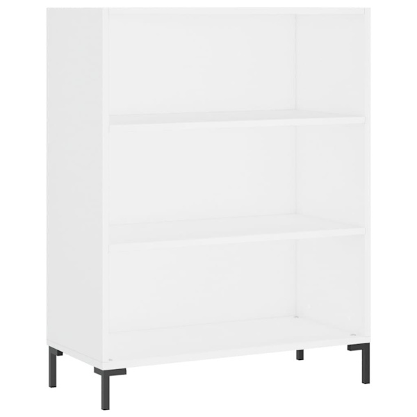 vidaXL Högskåp vit 69,5x34x180 cm konstruerat trä Vit