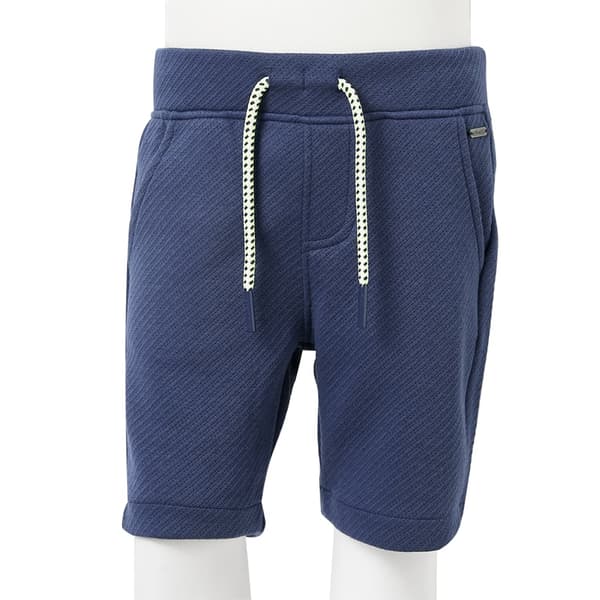 vidaXL Barnshorts med snöre mörkblå 104 Blå