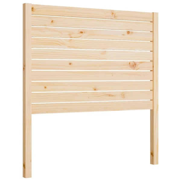 vidaXL Sänggavel 106x4x100 cm massiv furu Brun